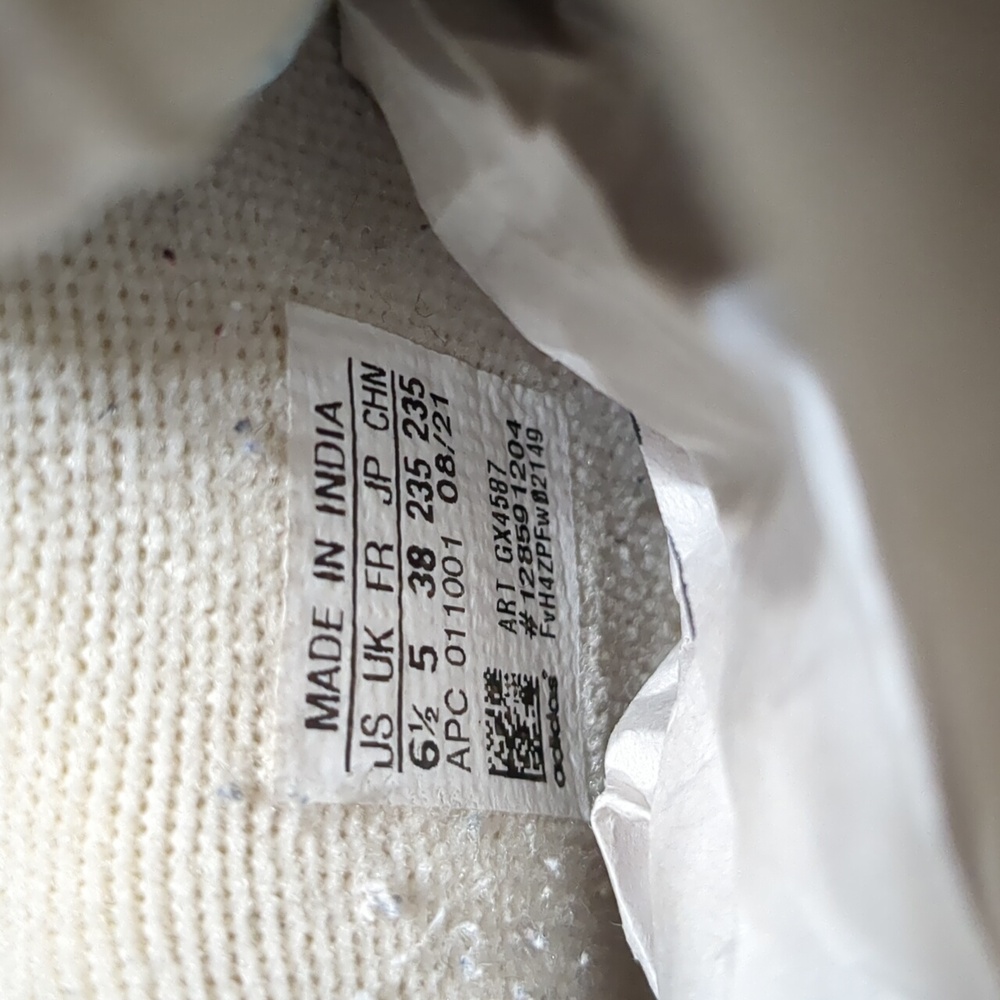 adidas originals Unisex Forum Exhibit Low Sneakers White/Pink/Blue Women's Sz6.5 - Picture 6 of 9